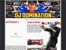 Tablet Screenshot of djdomination.com